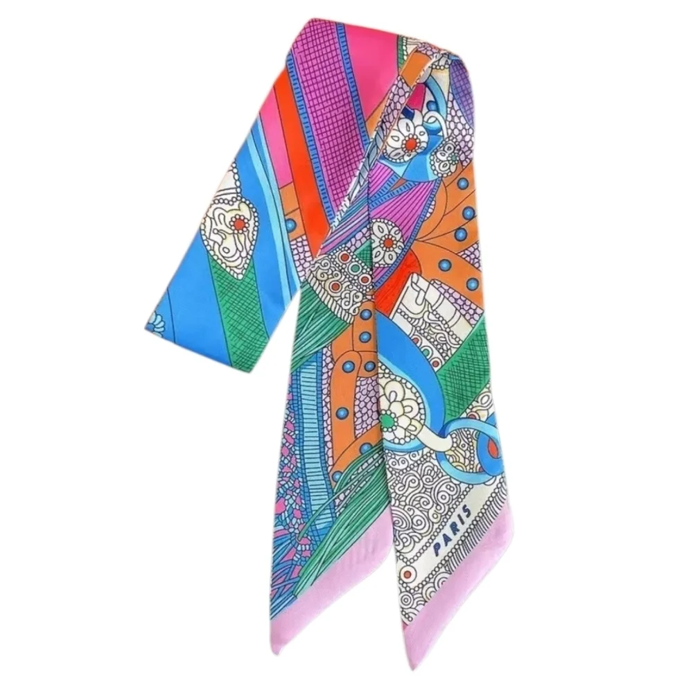 NEW French Retro Colorful Print 